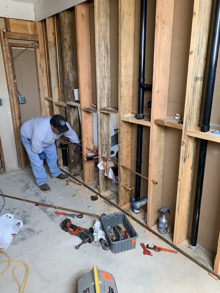 Commercial rough-in plumbing for Gas Line Repair in Old West Side